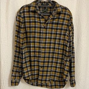 Eddie Bauer yellow and black flannel